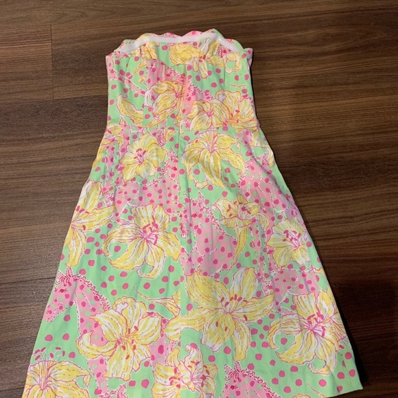 Fillies for Lillies Scalloped Strapless Dress - Picture 4 of 4